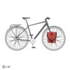 Pair of Ortlieb Sport-Roller Plus gravel panniers - salsa - dark chili
