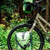 Pair of Ortlieb Sport-Roller Plus gravel panniers - kiwi - moss green
