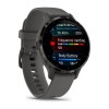 Garmin Venu 3S -kello - harmaa, tummanharmaa hihna - 41 mm:n kotelo
