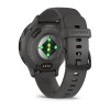 Garmin Venu 3S -kello - harmaa, tummanharmaa hihna - 41 mm:n kotelo
