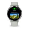 Garmin Venu 3S -kello - hopea, salviavihreä ranneke - 41 mm:n kotelo