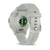 Garmin Venu 3S -kello - hopea, salviavihreä ranneke - 41 mm:n kotelo
