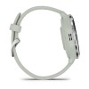 Garmin Venu 3S -kello - hopea, salviavihreä ranneke - 41 mm:n kotelo