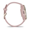 Venu 3S Garmin -kello - Pehmeä kulta vaaleanpunaisella hihnalla - 41 mm:n kotelo