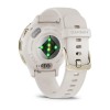 Garmin Venu 3S -kello - Pehmeä kulta, norsunluun hihna - 41 mm:n kotelo