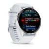 Venu 3 Garmin kello - hopea valkoisella rannekkeella - 45 mm kotelo