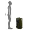 Bossa de transport Ortlieb Duffle - 85 L - oliva - negre