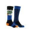 2 pairs of WOW Thyo Boy's Mid-Low Socks - black/blue