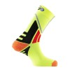 Calzini da corsa Run Addict Thyo - giallo fluorescente