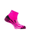Socquettes Pody Air Run Silver Thyo - rose fluo