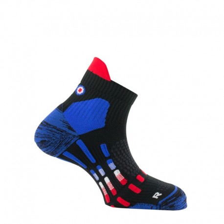 Socquettes Pody Air Trail Silver Thyo - noir/tricolore