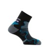 Chaussettes Double Trek Thyo - tige courte - noir/emeraude