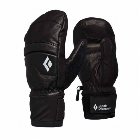 Moufles damskie Spark Black Diamond - czarne