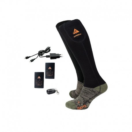 FireWoolSocks Alpenheat varmesokker med fjernkontroll