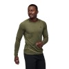 T-shirt Lightwire LS Tech Tee Black Diamond - Crag Green