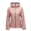 Stormline Stretch Rain Shell Black Diamond women's jacket - Chalk Pink