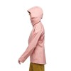 Stormline Stretch Rain Shell Black Diamond women's jacket - Chalk Pink