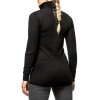 Turtleneck 200 Woolpower Zip Long Sleeve Base Layer - svart