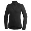 Turtleneck 200 Woolpower Zip Long Sleeve Base Layer - svart