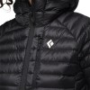 Ženska puhovka Approach Down Hoodie Black Diamond - črna