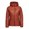 Ženska puhovka Approach Down Hoodie Black Diamond - Burnt Sienna