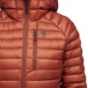 Ženska puhovka Approach Down Hoodie Black Diamond - Burnt Sienna