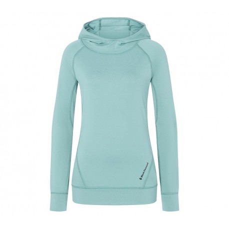 Ženski pulover s kapuco Alpenglow Black Diamond - Blue Ash