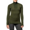 Turtleneck 200 Woolpower Zip Long Sleeve Base Layer - grön