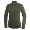 Turtleneck 200 Woolpower Zip Long Sleeve Base Layer - grön