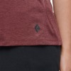 Ženska lahka pohodniška majica Lightwire Tech Tee Black Diamond - Cherrywood