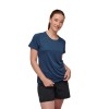 Ženska lahka pohodniška majica s kratkimi rokavi Lightwire Tech Tee Black Diamond - Ink Blue