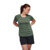 Ženska lahka pohodniška majica Lightwire Tech Tee Black Diamond - Laurel Green