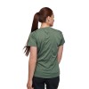 Ženska lahka pohodniška majica Lightwire Tech Tee Black Diamond - Laurel Green