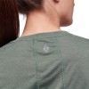 Ženska lahka pohodniška majica Lightwire Tech Tee Black Diamond - Laurel Green