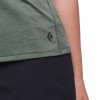 Ženska lahka pohodniška majica Lightwire Tech Tee Black Diamond - Laurel Green