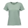 Lahka ženska pohodniška majica Lightwire Tech Tee Black Diamond - Foam Green