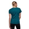 Lahka ženska pohodniška majica Lightwire Tech Tee Black Diamond - Dark Caribbean