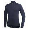 Turtleneck 200 Woolpower Zip Long Sleeve Base Layer - blå