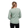 Dámske tričko Lightwire LS Tech Tee Black Diamond - Foam Green