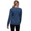 Dámske tričko Lightwire LS Tech Tee Black Diamond - Ink Blue