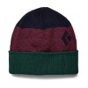 Bonnet Levels Beanie Black Diamond - Dark Crimson-Indigo