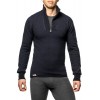 Turtleneck 400 Woolpower Zip Long Sleeve Base Layer - svart