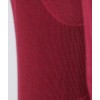 Haut Longsleeve Dam Merino 6.0 Lenz - Rullkrage - rouge foncé