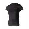 Camiseta Feminina Merino 6.0 Lenz - noir