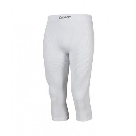 Lenz Men Cool Softtec 1.0 3/4 pants technical tights - white