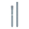 QuickFit™ hihna, 20 mm, silikoni, Seafoam Blue (3 kpl, sukellukseen), mineraalisininen solki - 010-13029-00