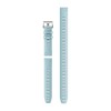 QuickFit™ -hihna, 22 mm, silikoni, taivaansininen (3 kpl, sukellukseen), hopeasolki - 010-13357-00