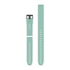 QuickFit™ hihna, 26 mm, silikoni, mintunvihreä (3 kpl, sukellukseen), musta solki - 010-12905-00