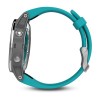 Garmin Fenix u200bu200bu200bu200b5S HR kardiooptinen kello - hopeanvärinen turkoosi ranneke