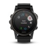 Garmin Fenix u200bu200bu200bu200b5S HR kardiooptinen kello - safiirimusta musta ranneke